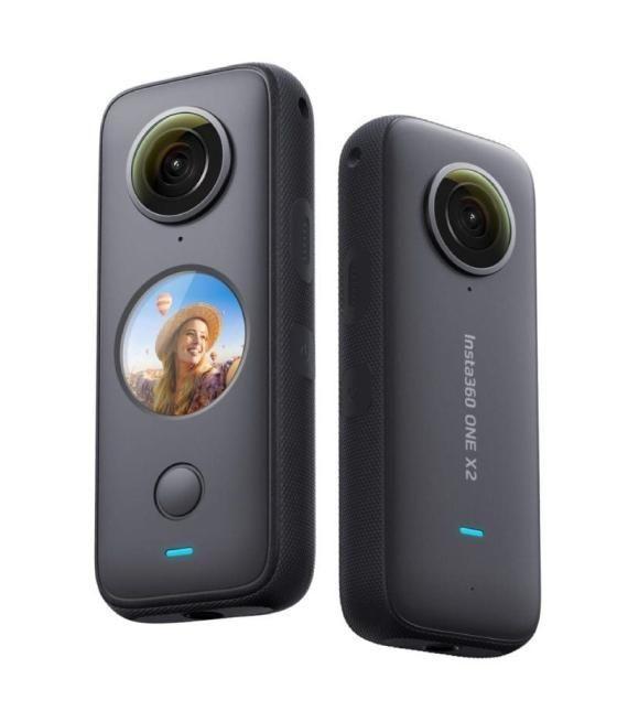 Cámara digital deportiva insta360 one x2/ 5.7k/ ángulo de visión 360º/ negra