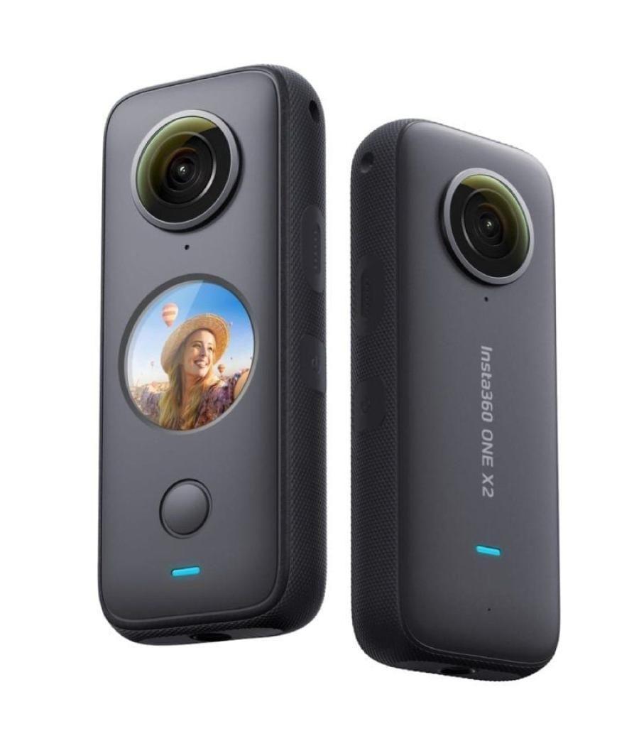 Cámara digital deportiva insta360 one x2/ 5.7k/ ángulo de visión 360º/ negra