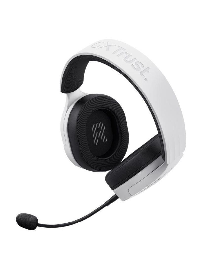 Auriculares gaming inalámbricos con micrófono trust gaming gxt 491 fayzo/ bluetooth/ jack 3.5/ blancos