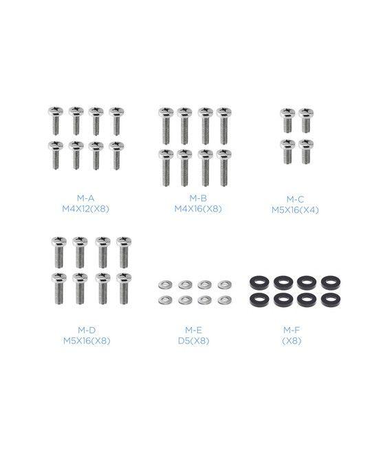 TooQ Soporte de Mesa Giratorio e Inclinable para 2 Pantallas (Monitor / TV Plasma / LCD / LED) 13” – 32”, de Dos Brazos, Negro -