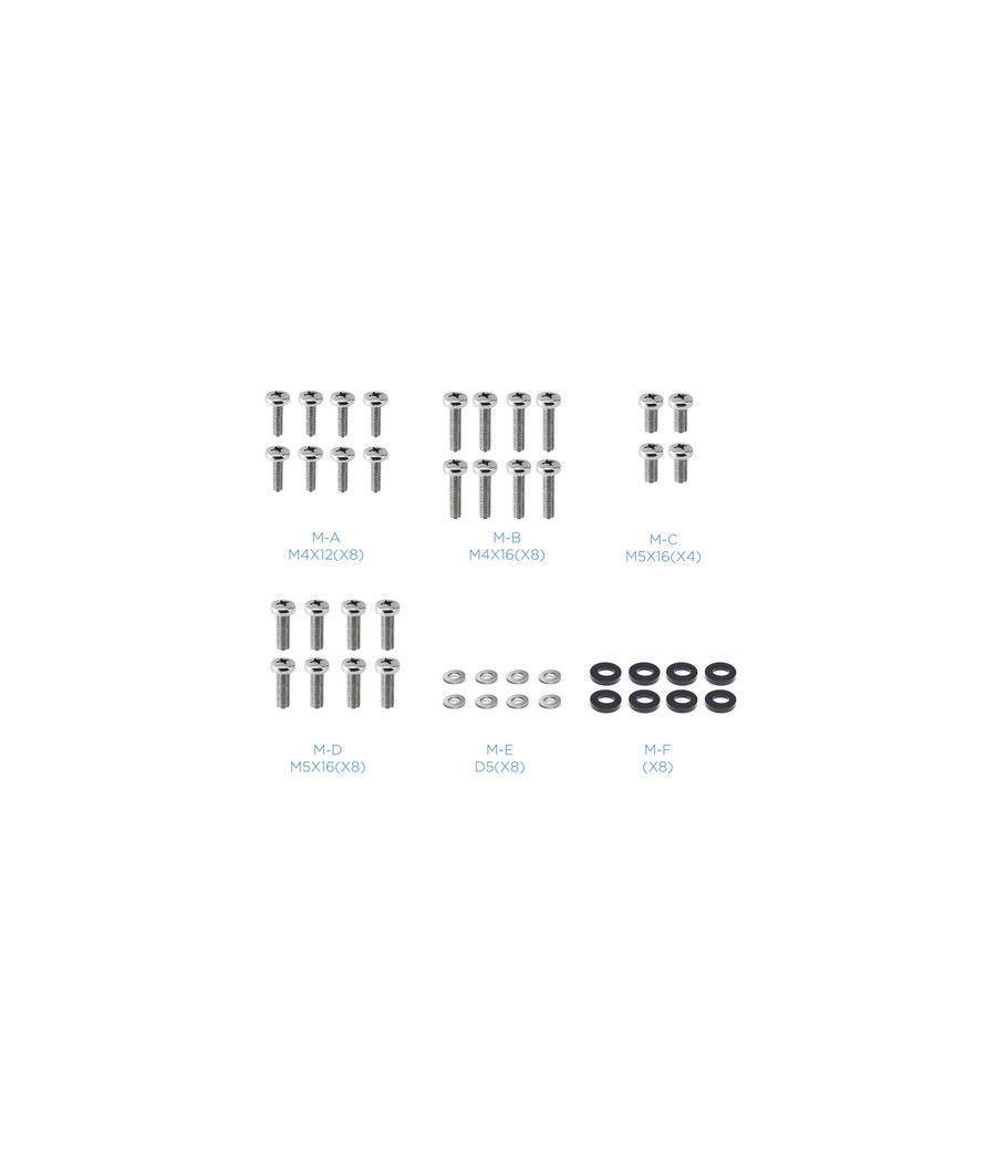 TooQ Soporte de Mesa Giratorio e Inclinable para 2 Pantallas (Monitor / TV Plasma / LCD / LED) 13” – 32”, de Dos Brazos, Negro -