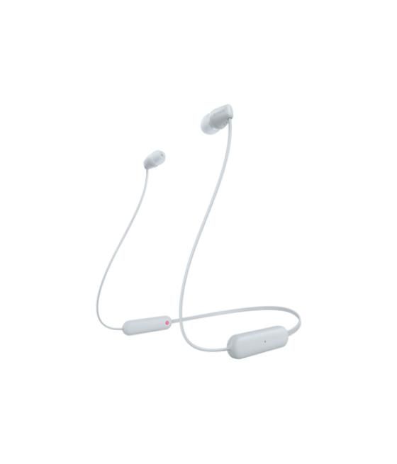 Sony WI-C100 Auriculares Inalámbrico Dentro de oído Llamadas/Música Bluetooth Blanco