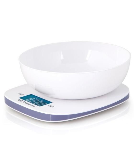 Báscula de cocina electrónica orbegozo pc 1014/ hasta 5kg/ blanca