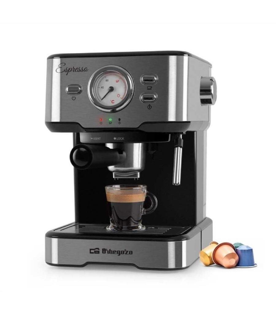 Cafetera expreso orbegozo ex 5500/ 1100w/ 20 bares