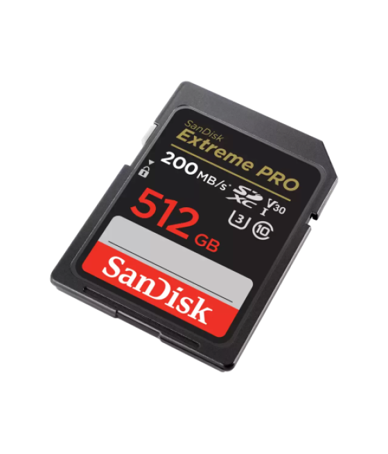 Sandisk extreme pro 512 gb sdxc clase 10