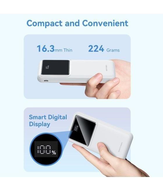 Powerbank 10000mah vention fhkb0/ 22.5w/ negra