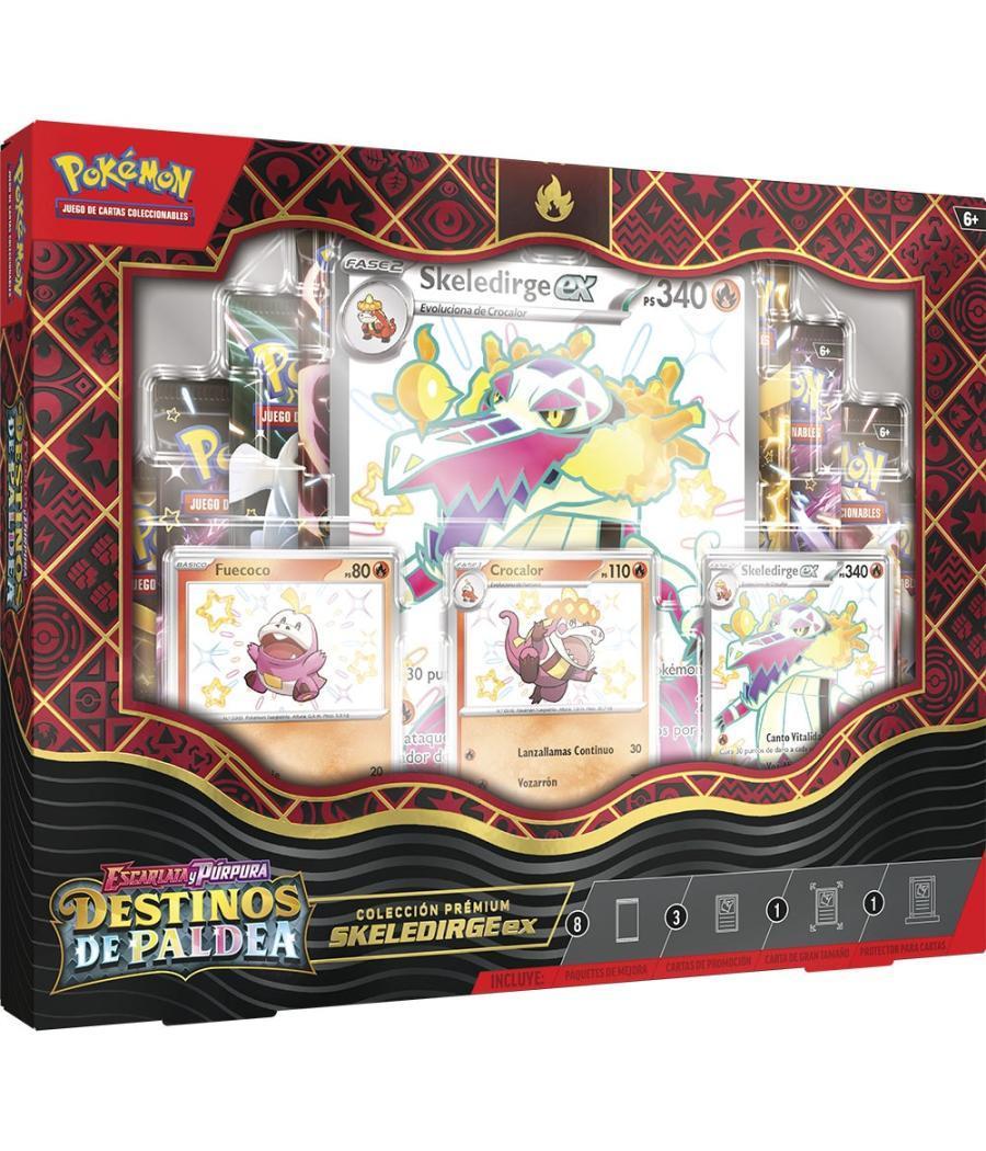 Juego de cartas pokemon tcgsv4.5 premium collector 1 unidad aleatoria español