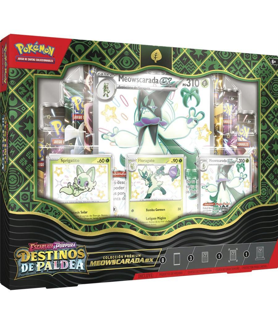 Juego de cartas pokemon tcgsv4.5 premium collector 1 unidad aleatoria español
