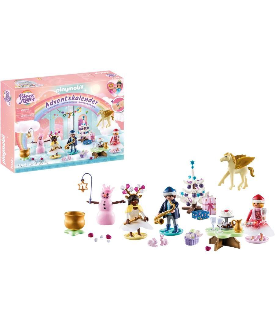 Calendario de adviento playmobil arcoiris de navidad