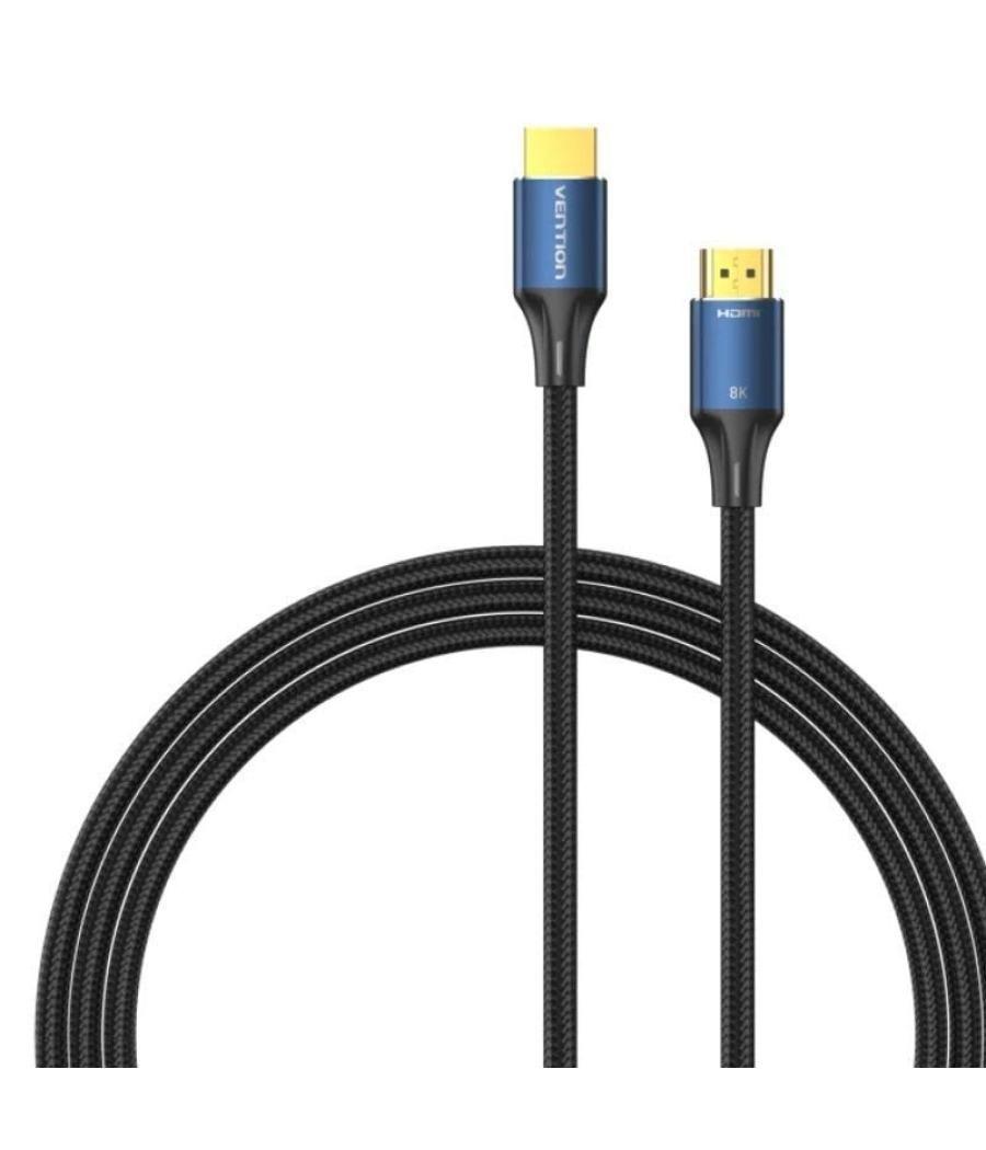 Cable hdmi 2.1 8k vention alglj/ hdmi macho - hdmi macho/ 5m/ azul