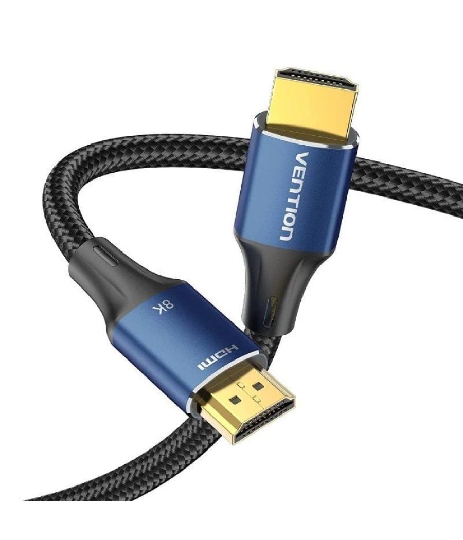 Cable hdmi 2.1 8k vention alglj/ hdmi macho - hdmi macho/ 5m/ azul