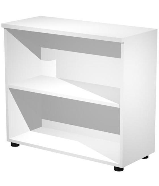 Artexport estantería baja presto abierta 1 estante 22mm regulable con trasera blanco