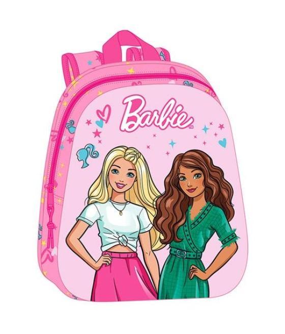 Safta mochila 8,64l infantil 3d barbie