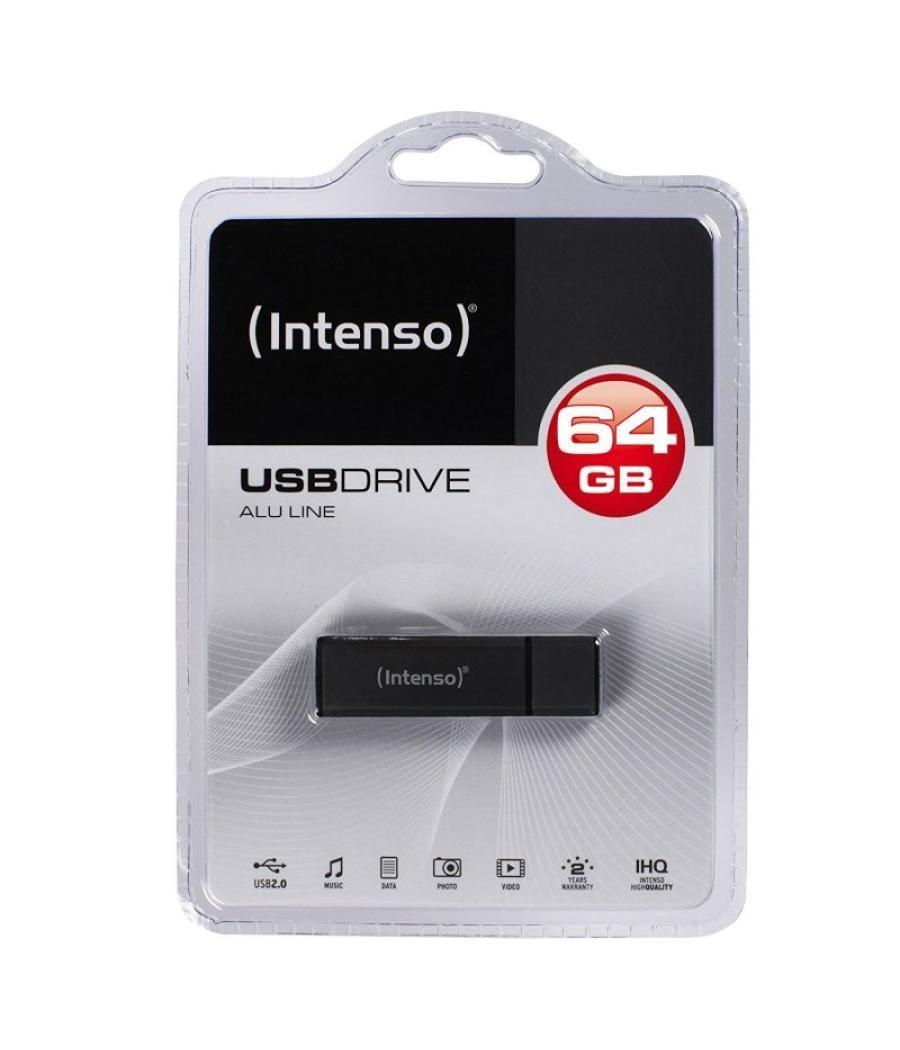 Intenso 3521491 lápiz usb 2.0 alu 64gb antracita