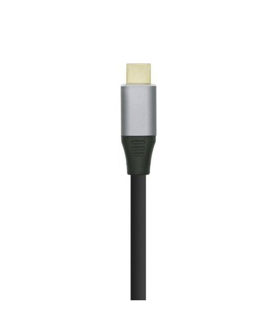 Cable displayport aisens a109-0394/ usb tipo-c macho - displayport macho/ hasta 27w/ 1250mbps/ 80cm/ negro