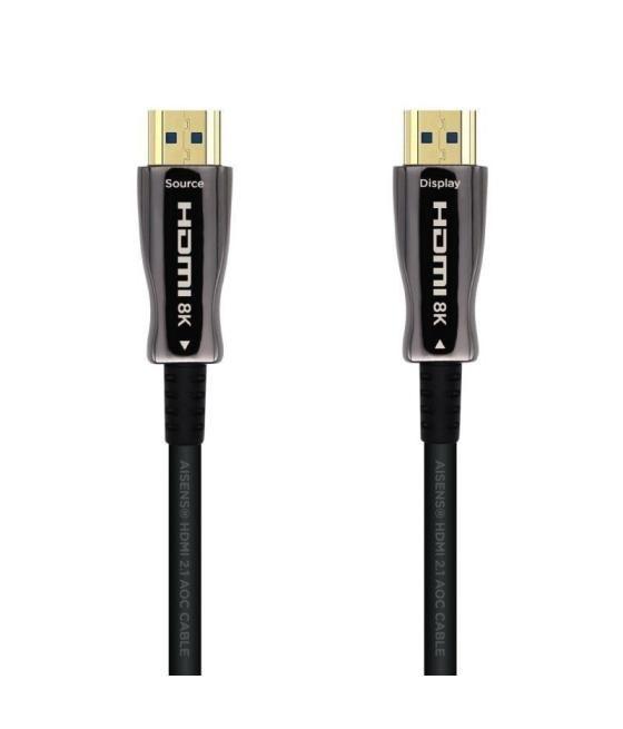 Cable hdmi 2.1 aoc 8k aisens a153-0517/ hdmi macho - hdmi macho/ 20m/ negro