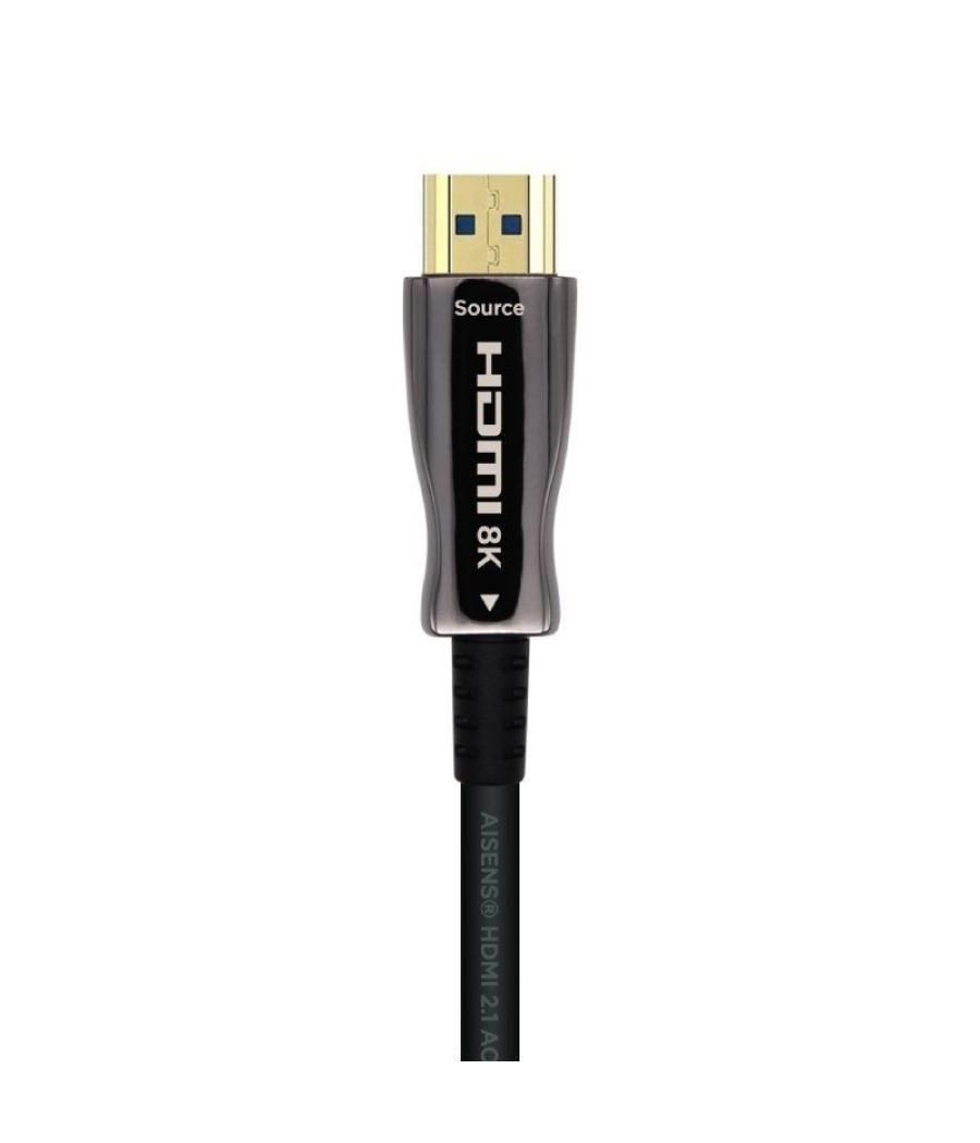 Cable hdmi 2.1 aoc 8k aisens a153-0517/ hdmi macho - hdmi macho/ 20m/ negro