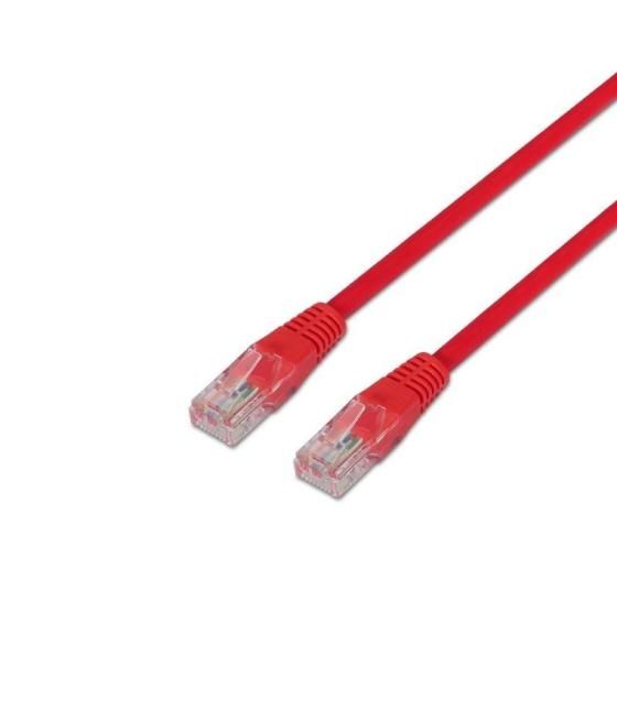 Cable de red rj45 utp aisens a133-0188 cat.5e/ 1m/ rojo