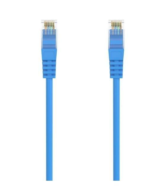 Cable de red rj45 awg24 utp aisens a145-0570 cat.6a/ lszh/ 25cm/ azul