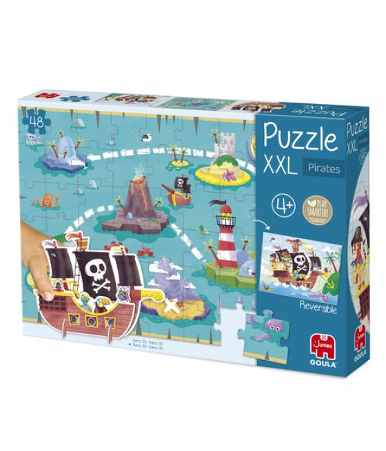 Puzzle goula jumbo xxl piratas 48 piezas