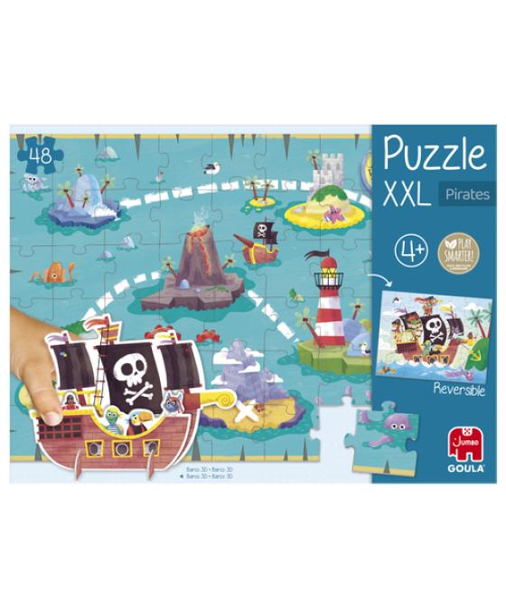 Puzzle goula jumbo xxl piratas 48 piezas
