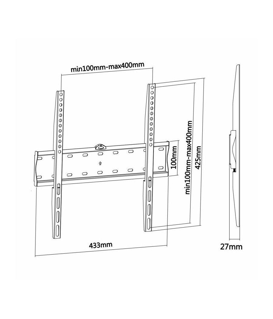 Soporte de Pared Fijo Aisens WT55F-013 para TV de 32-55'/ hasta 40kg - Imagen 4