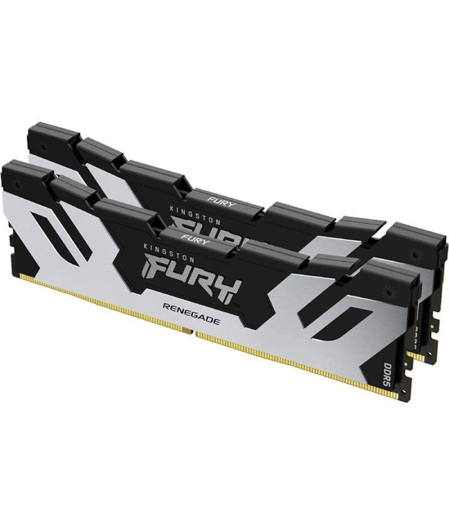 Memoria ram kingston fury renegade 2 x 16gb/ ddr5/ 6000mhz/ 1.35v/ cl32/ dimm