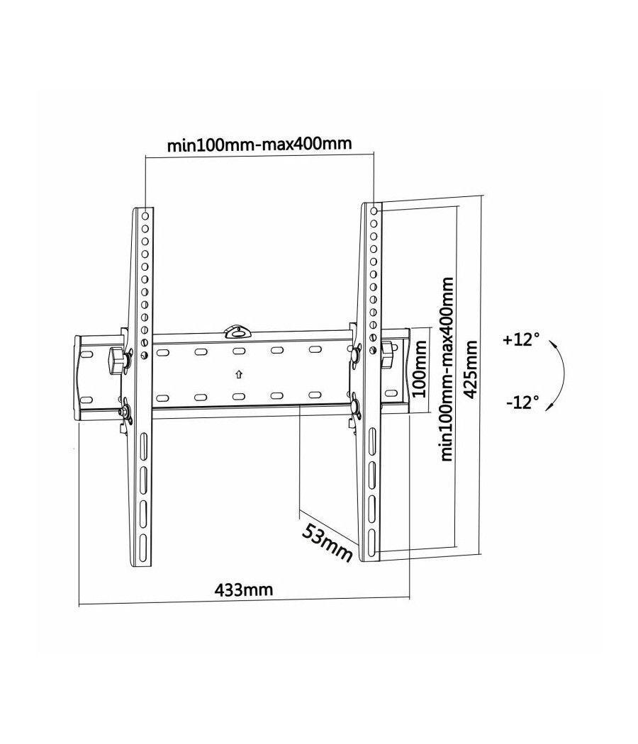 Soporte de Pared Inclinable Aisens WT55T-015 para TV de 32-55'/ hasta 40kg - Imagen 4