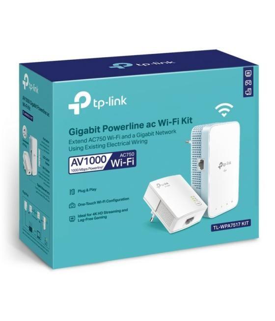 Tp-link tl-wpa7517 kit pwrl ac wifi av1000 gbe