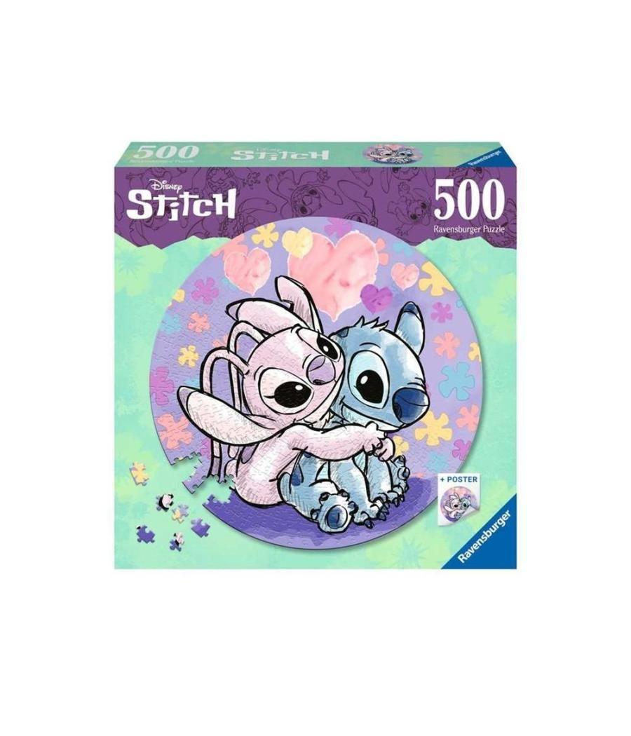 Puzzle ravensburger stitch y ángel 500 piezas