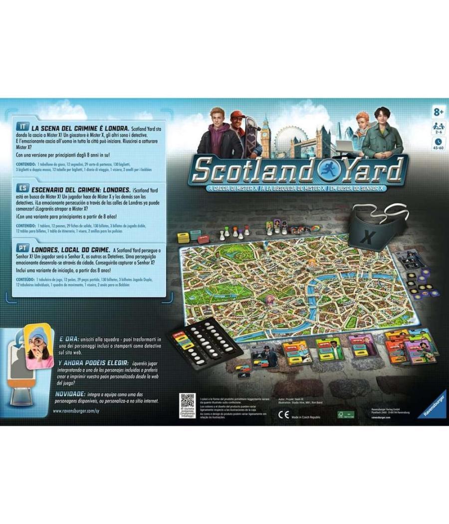 Juego de mesa ravensburger scotland yard refresh 40º