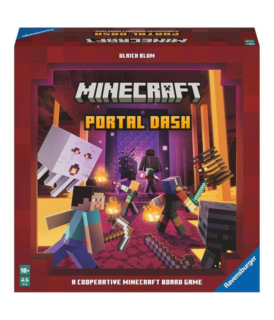 Juego de mesa ravensburger minecraft portal dash (ex magma & monsters)