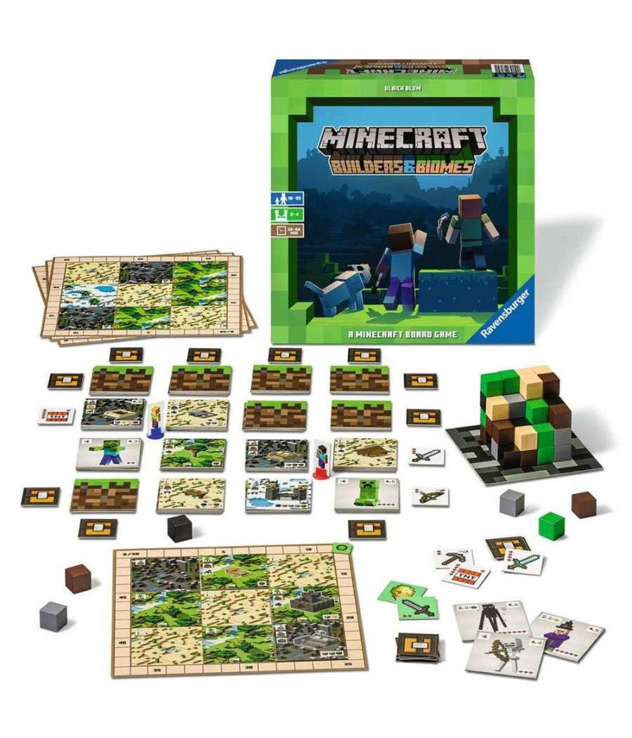 Juego de mesa ravensburger minecraft builders & biomes