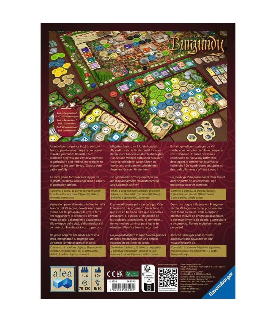 Juego de mesa ravensburger the castles of burgundy