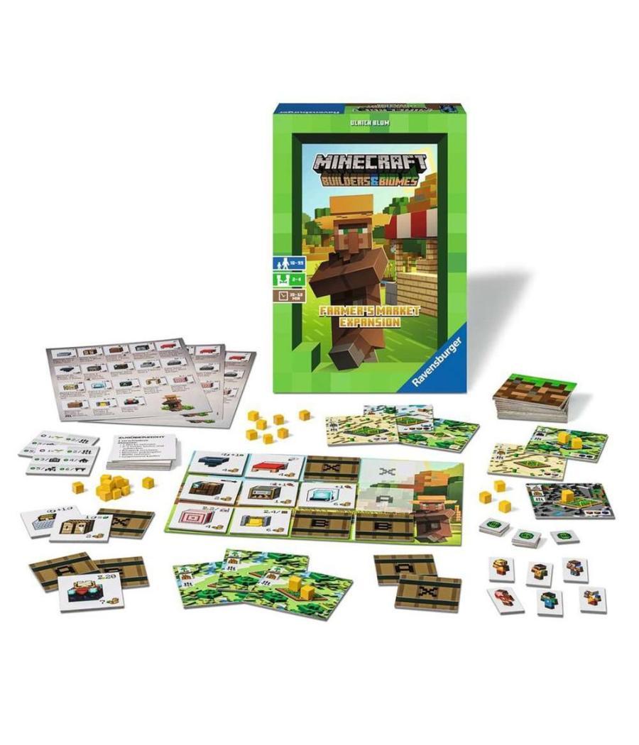 Juego de mesa ravensburger minecraft farmer's market esp.