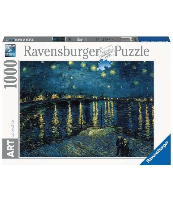 Puzzle ravensburger van gogh: noche estrellada 1000 piezas