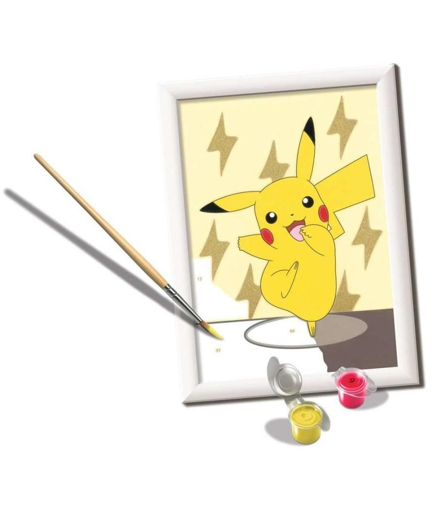 Kit para pintar con números ravensburger creart serie e pokemon: pikachu