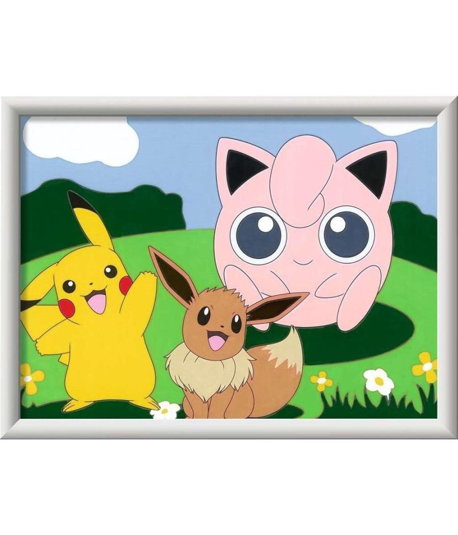 Kit para pintar con números ravensburger creart serie d pokemon: clasicos