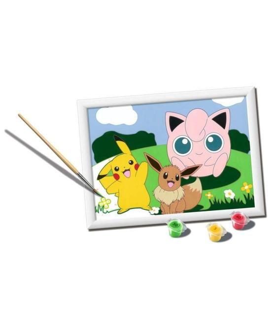 Kit para pintar con números ravensburger creart serie d pokemon: clasicos