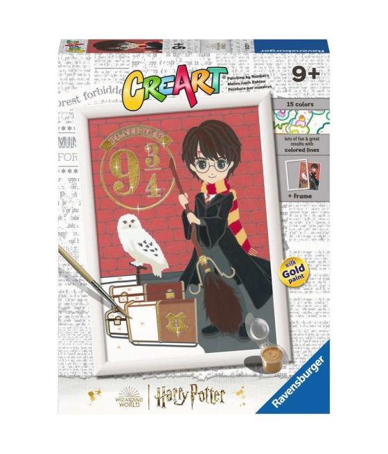 Kit para pintar con números ravensburger creart serie d harry potter: salida para hogwarts