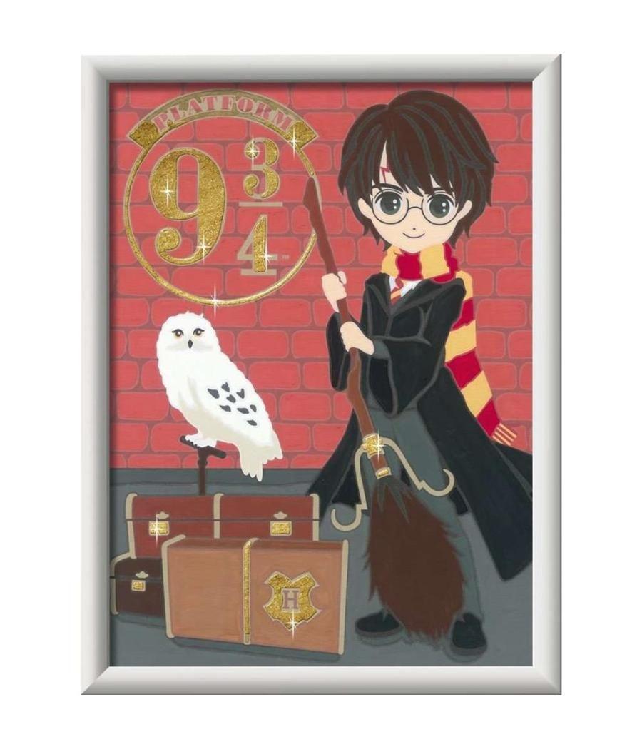 Kit para pintar con números ravensburger creart serie d harry potter: salida para hogwarts