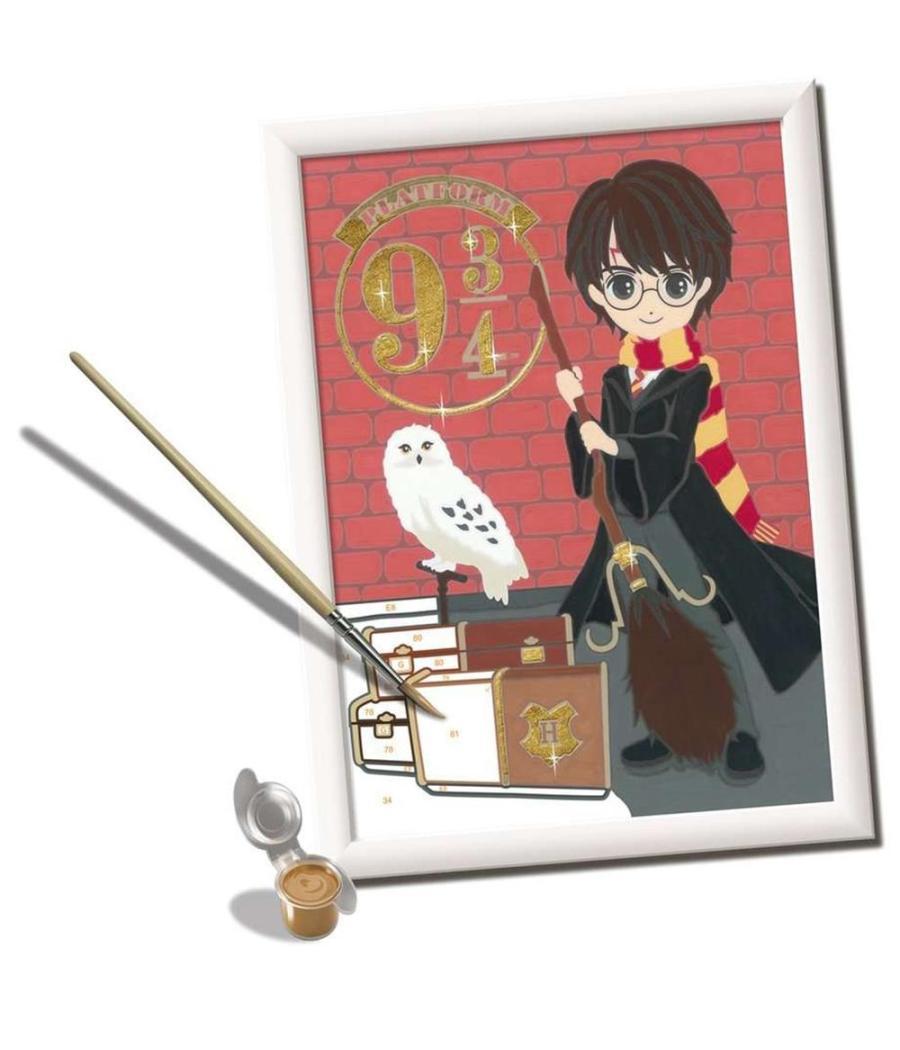 Kit para pintar con números ravensburger creart serie d harry potter: salida para hogwarts