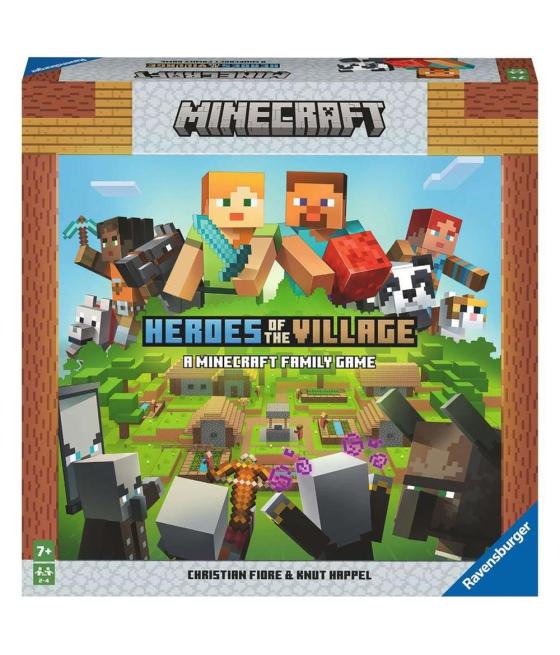 Juego de mesa ravensburger minecraft heroes of the village +7