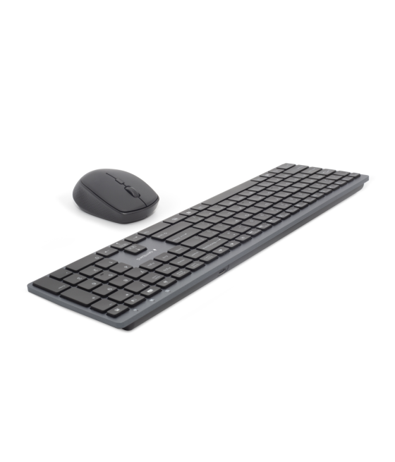 Kit inalambrico teclado raton retroiluminado pro business slim diseño pt negro