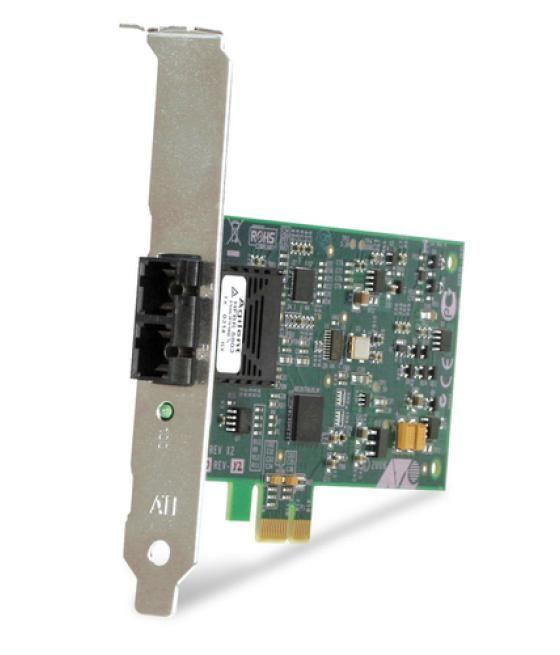 Allied Telesis 100FX Desktop PCI-e Fiber Network Adapter Card w/PCI Express, Federal & Government 100 Mbit/s