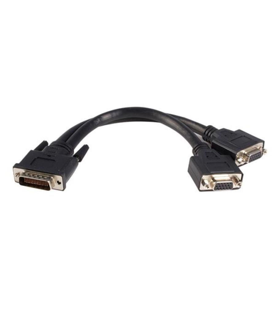 StarTech.com Cable de 0,2m de LFH59 DMS-59 a doble dual VGA - DMS59 Macho - 2x VGA Hembra