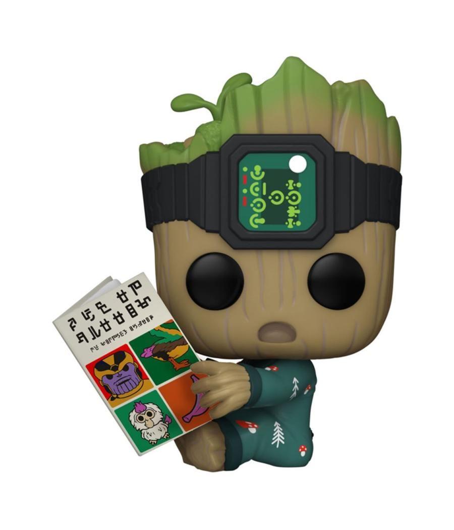 Funko pop marvel guardianes de la galaxia groot en pijama con libro 70651