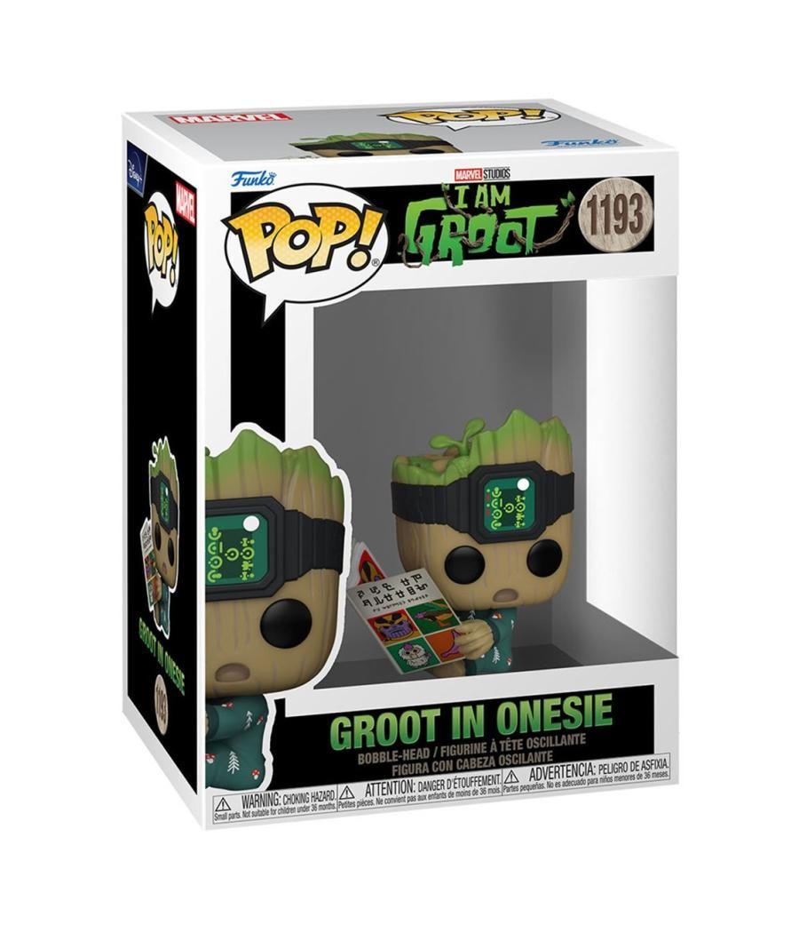 Funko pop marvel guardianes de la galaxia groot en pijama con libro 70651