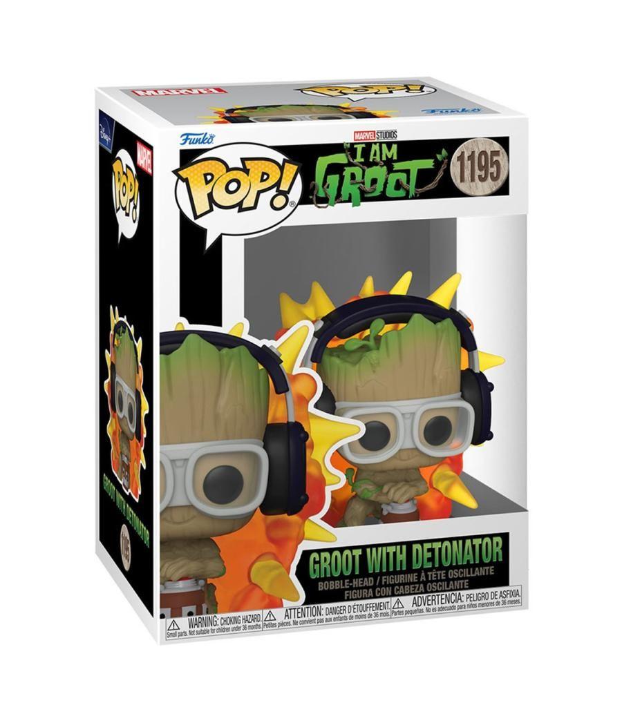 Funko pop marvel guardianes de la galaxia groot con detonador 70653