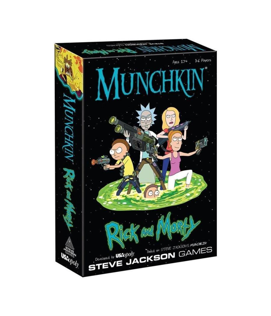 Juego de mesa munchkin rick and morty edad recomendada 17 años idioma ingles